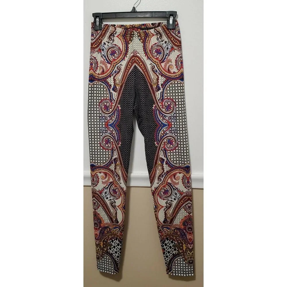 ISLE by Melis Kozan Women's Stretch Pants Geo Print